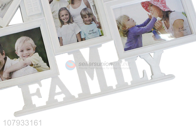 Good selling wall decoration family combination photo frame for gifts