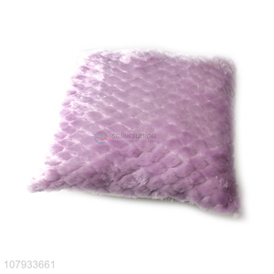 Good quality soft fleece plush pillow cushion for bed and sofa decoration