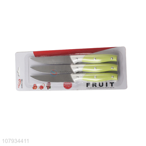 Good Quality 3 Pieces Fruit Knife Multipurpose Stainless Steel Knife