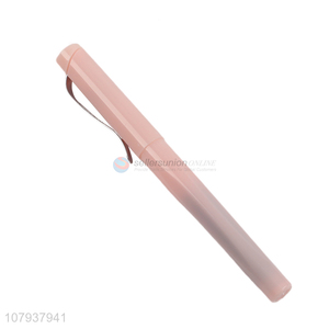 Good price pink portable signature fountain pen with ink sac