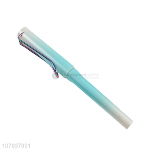 Hot selling plastic signature pen student writing pen with ink sac