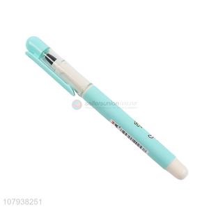 Low price wholesale blue ballpoint pen pen portable signature pen