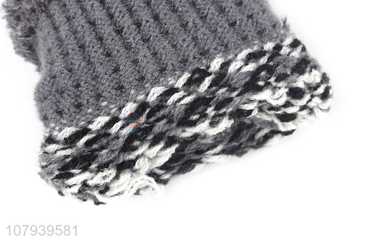 Custom Ladies Knitted Winter Gloves Fashion Warm Gloves