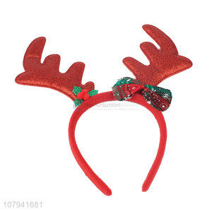 Good Sale Christmas Decoration Hair Hoop Antlers Head Band