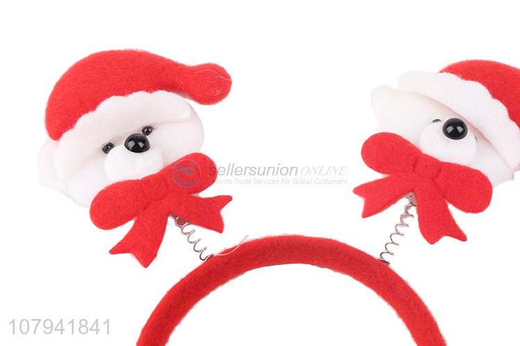 Hot Selling Snowman Head Band Christmas Decoration Hair Hoop