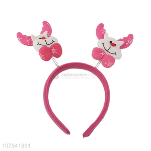 Wholesale Cute Snowman Hair Band Christmas Decorative Hair Hoop