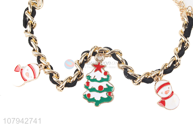 Christmas Tree Snowman Pendant Christmas Decorations Christmas Bracelet