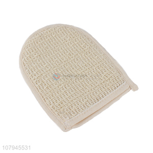 China manufacturer soft body shower bath fingerless exfoliating gloves