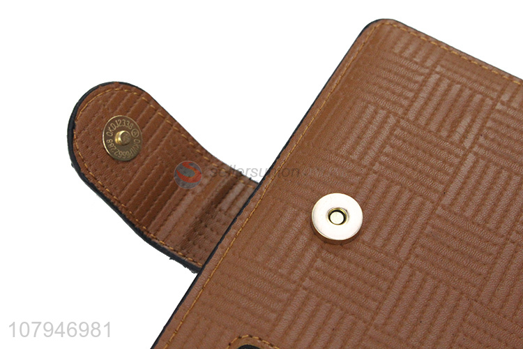 China products brown short style small handbag wallet purse