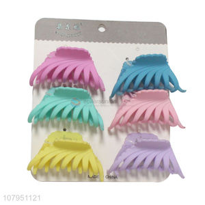 Hot products plastic strong hold women hair accessories fashion hair claw clips