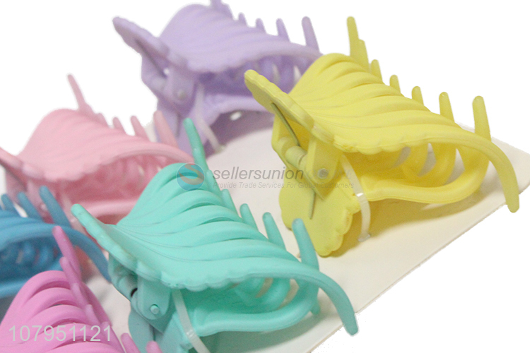 Hot products plastic strong hold women hair accessories fashion hair claw clips