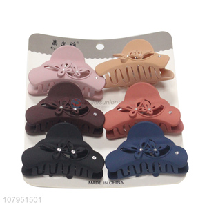 Hot selling durable plastic strong hold women hair claw clips wholesale