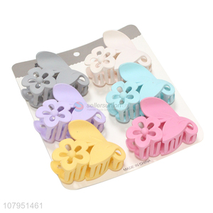 Best quality colourful plastic strong hold hair claw clips for sale