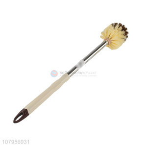 New arrival beige toilet cleaning brush plastic toilet brush