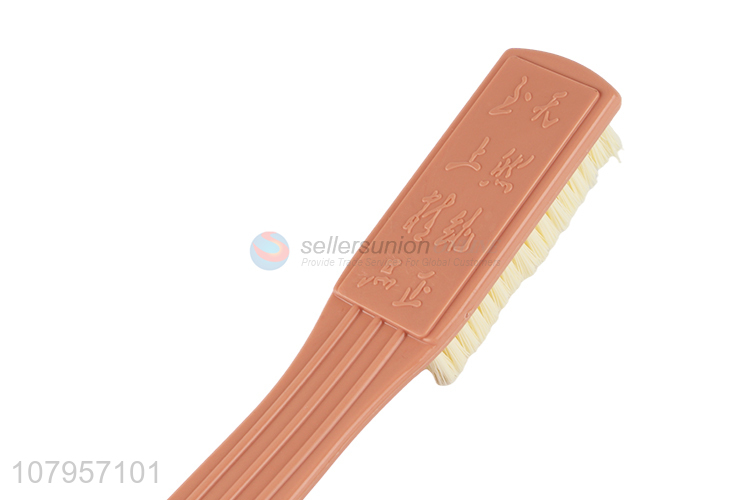 Good price orange universal shoe brush soft cleaning brush wholesale