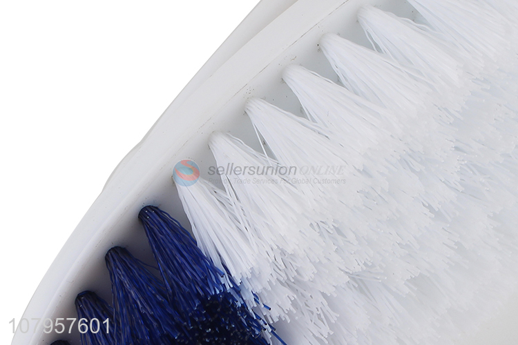 Yiwu exports white plastic scrubbing brush household laundry brush