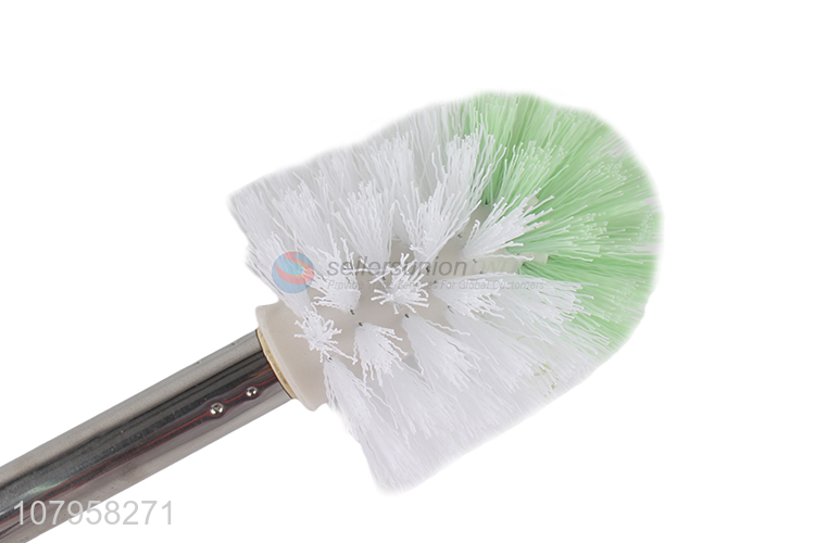 Lastest arrival green plastic cleaning brush long handle toilet brush set