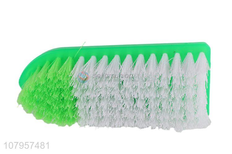 Yiwu exports green plastic scrubbing brush household laundry brush