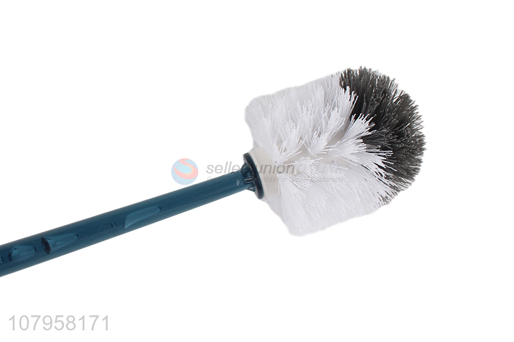 China export green plastic long handle toilet brush household cleaning brush