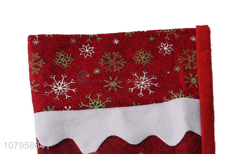Good selling cartoon santa claus pattern christmas socks wholesale