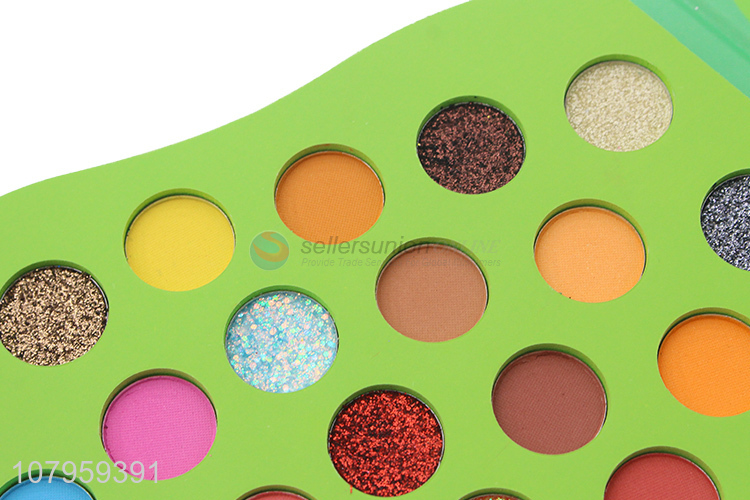 Best selling women cosmetic colorful eyeshadow palette 28 colors