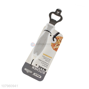 High Quality Stainless Steel Pointed End Bottle Opener With Plastic Handle