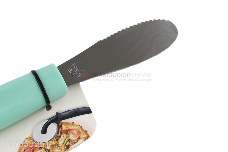 Wholesale Plastic Handle Butter Knife Stainless Steel Butter Spreader