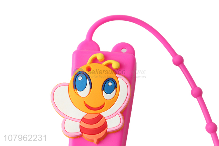 China wholesale children keychain hand sanitizer bottle with silicone holder