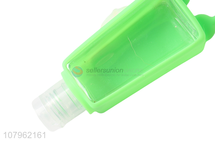 Low price cute 30ml travel pocketable cartoon hand sanitizer bottle