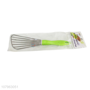 Best price stainless steel cooking shovel with plastic handle