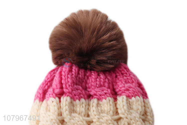 Latest arrival kids winter crochet caps children knitted beanie hats