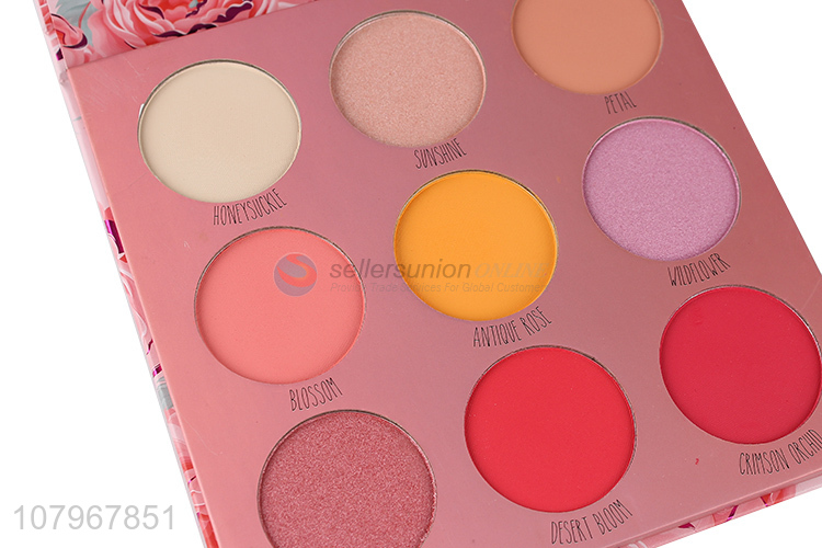 Popular products durable waterproof 9color eyeshadow palette wholesale