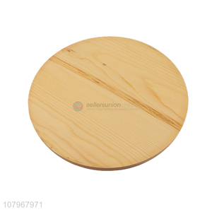 China export round wooden exquisitely sealed lid <em>storage</em> box lid