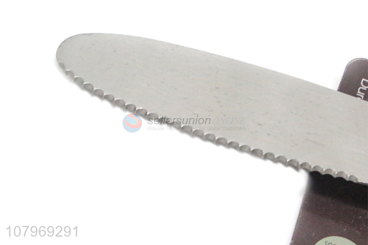 Top Quality Stainless Steel Serrated Bread Knife Butter Spatula