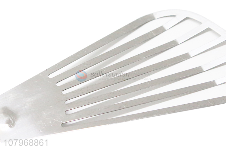 Wholesale Cooking Tools Fan Shaped Stainless Steel Slotted Turner