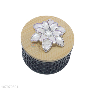 Low price glass jewelry <em>box</em> glass <em>candy</em> jar for tabletop decoration