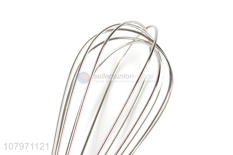 Wholesale kitchen tools stainless steel egg whisk manual hand mixer