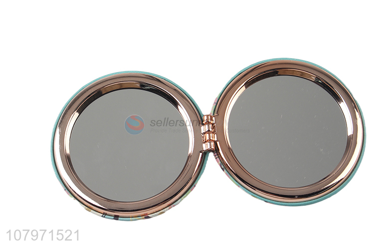 High Quality Foldable Cosmetic Mirror Fashion Double Sides Round Mirror