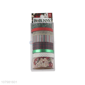 Good selling color printed decoration stationery washi tape set