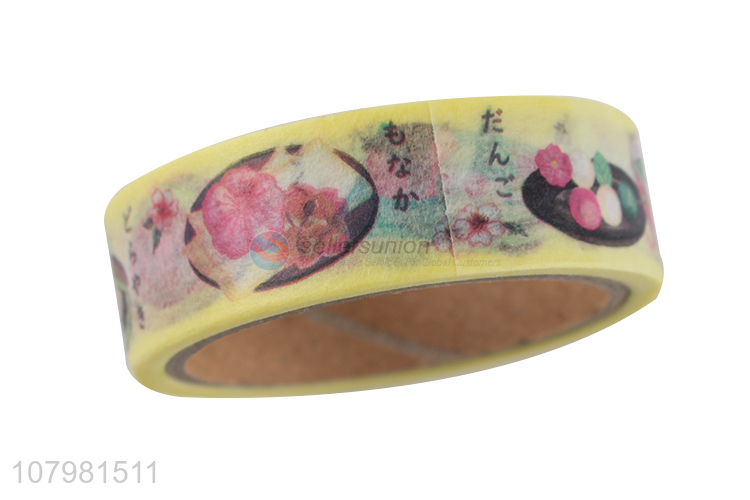 Best selling creative decoration color washi tape with top quality