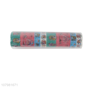 Good quality creative cartoon color printed decoration washi tape