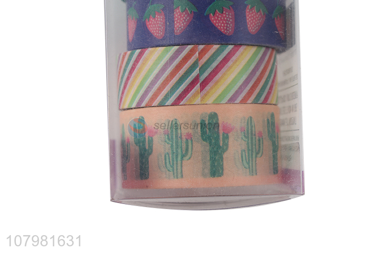 Hot products color printed decoration washi tape masking tape wholesale