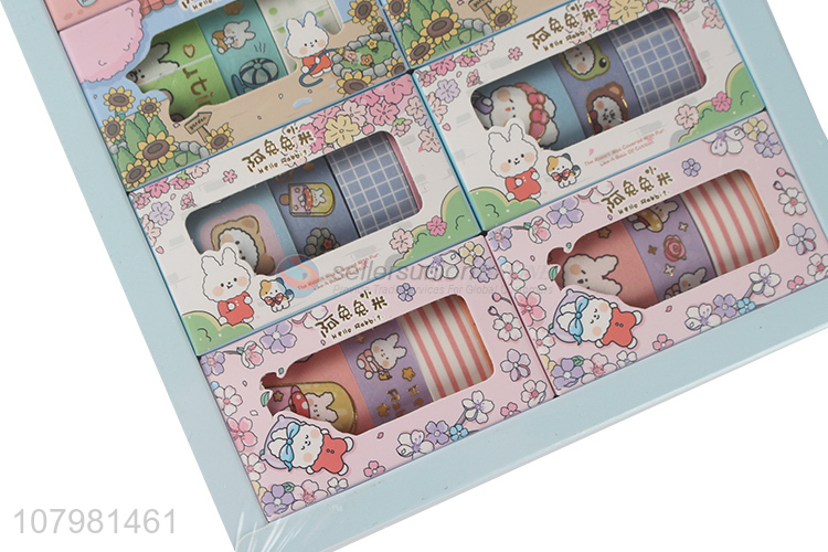 Best quality creative custom printed cartoon washi stationery tape