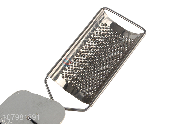 High quality silver stainless steel planer creative grater with long handle