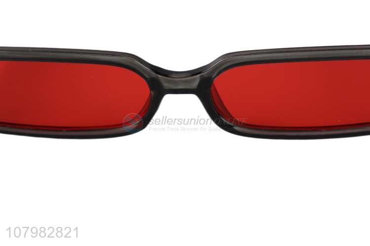 Cool Design Red Glasses Width Legs Eyeglasses Fashion Sunglasses