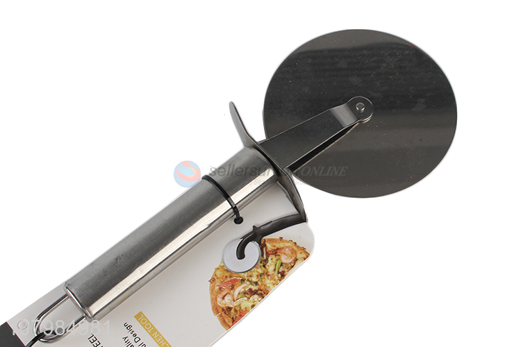 Hot selling food grade stainless steel pizza slicer pizza cutter wheel