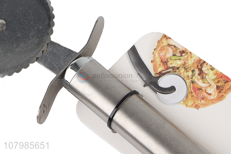 China factory stainless steel pizza cutter pizza wheel pizza tools