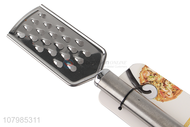 New hot sale stainless steel kitchen grater big-hole raddish grater