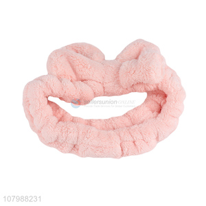 Factory wholesale pink washing face makeup hair band for sale