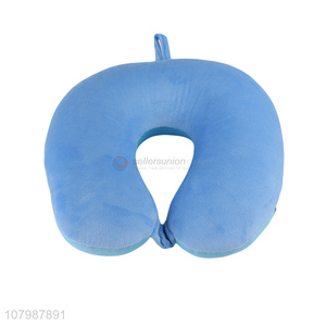 Hot sale multicolor soft u-shaped neck pillow with top quality